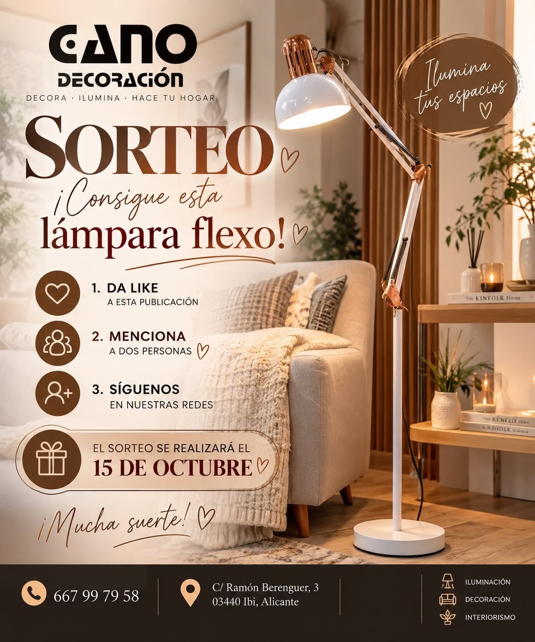 Imagen de ✨ ¡SORTEO EN CANO DECORACIÓN! ✨

¿Quieres darle un to
