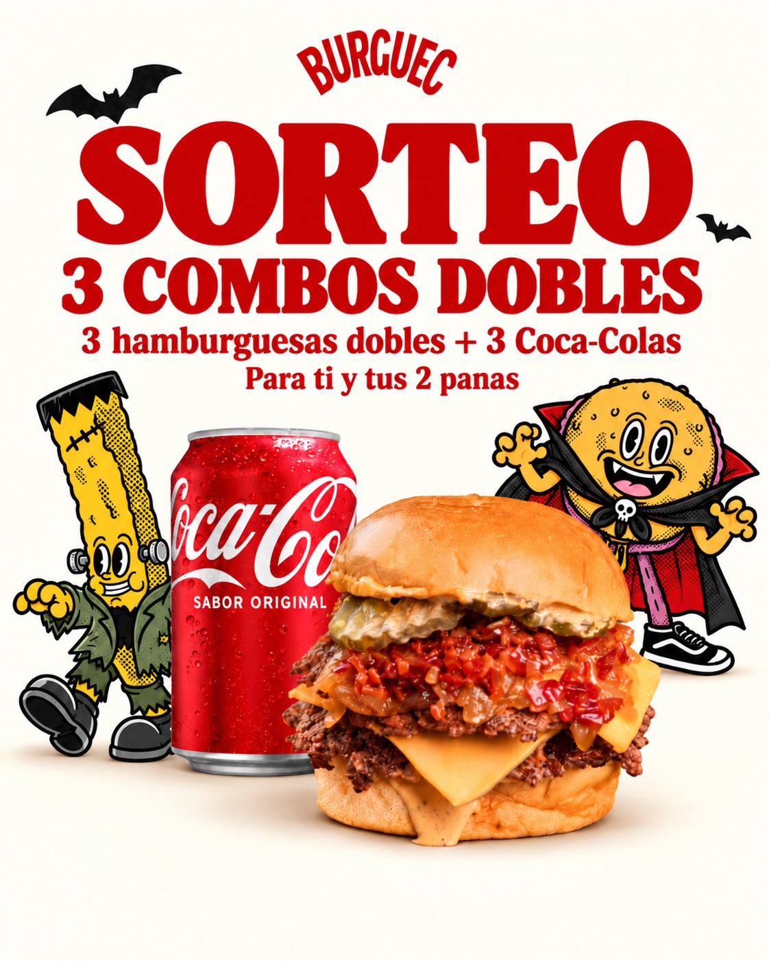 Imagen de 🦇 SE BUSCAN 3 MUERTOS DE HAMBRE 🍔

Este Halloween no r