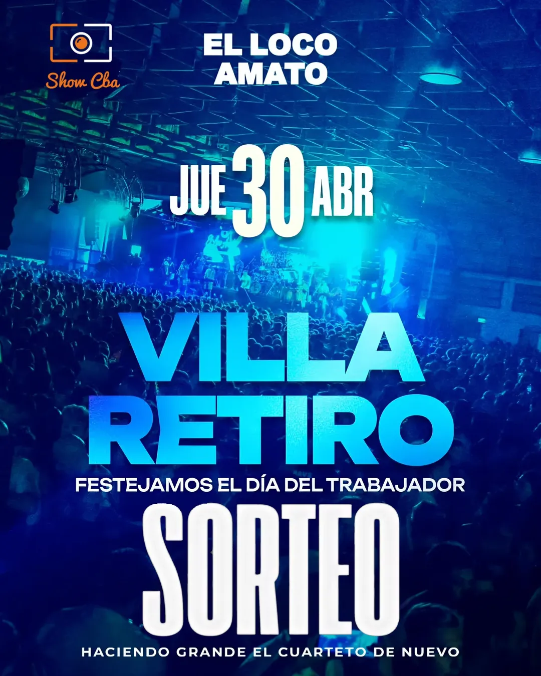 Imagen de 🤩 #SORTEO EL LOCO AMATO ❤️‍🔥
🎟 DOS PASES DOBL