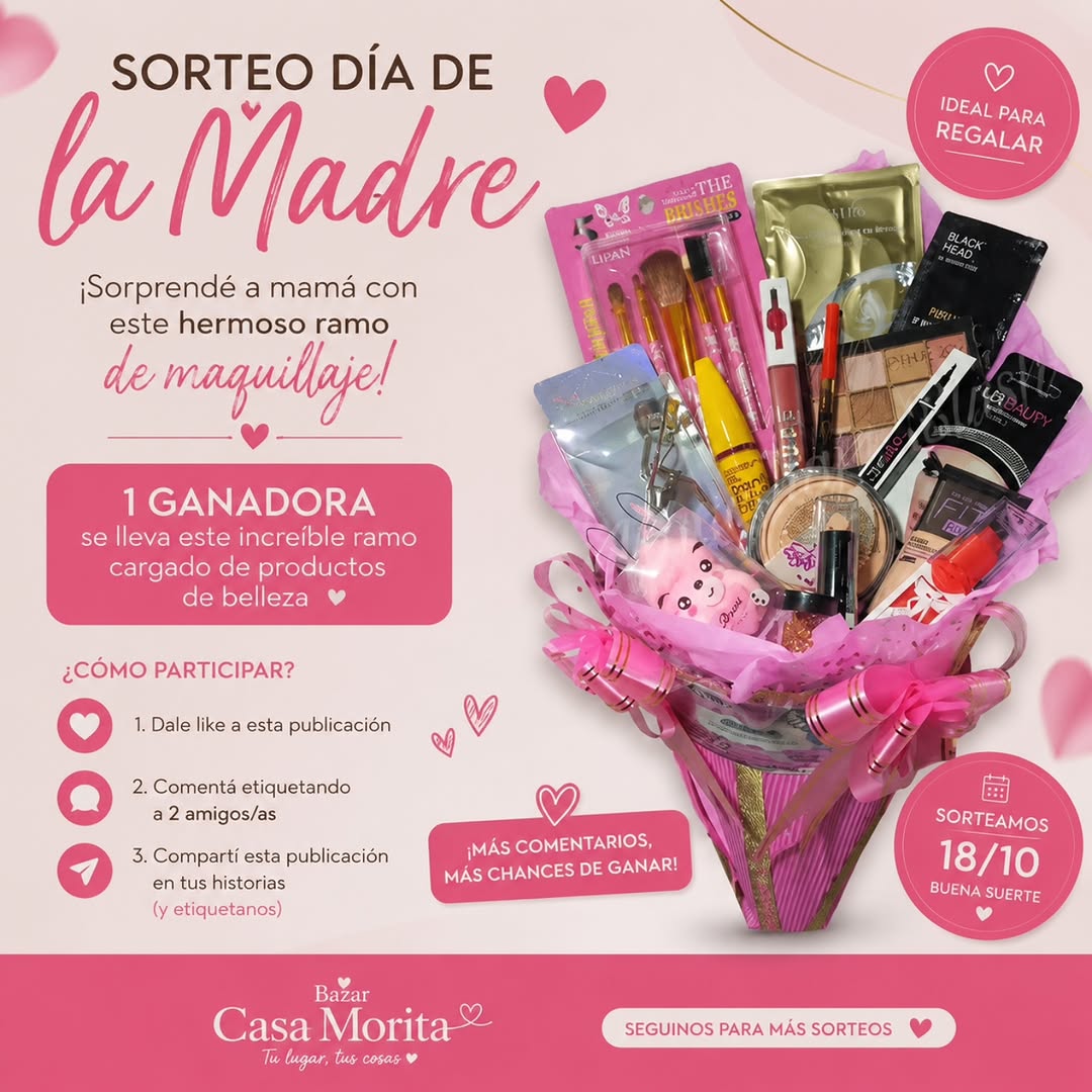 Imagen de 🌸💄 SORTEO ESPECIAL DÍA DE LA MADRE 💄🌸

Porque m