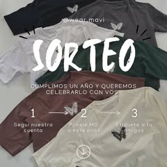 Imagen de 🎁 SORTEO 🎁 

Cumplimos un año y queremos celebrarlo c