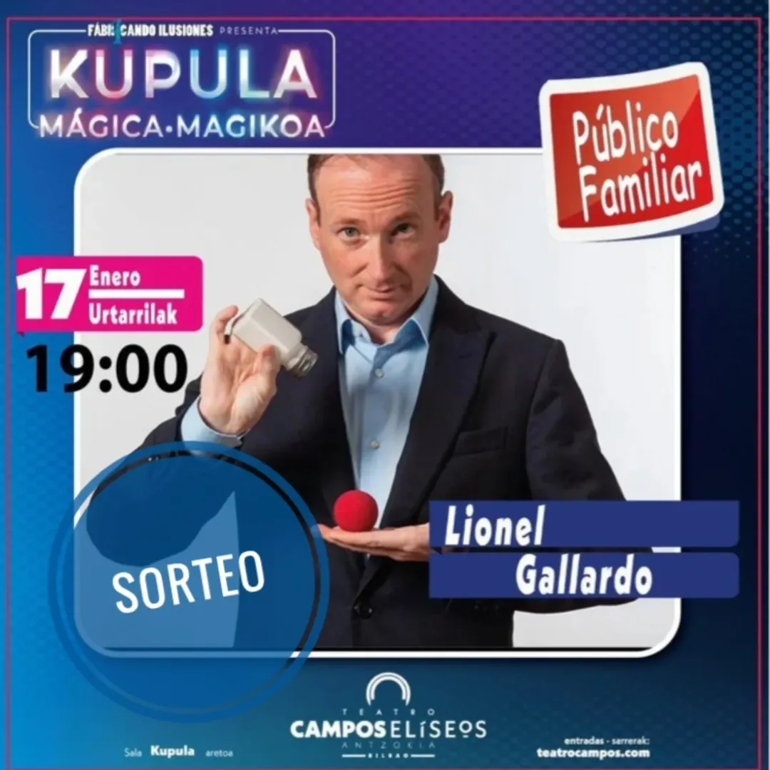 Imagen de ‼️SORTEO‼️

El 17 de enero Lionel Gallardo visita la