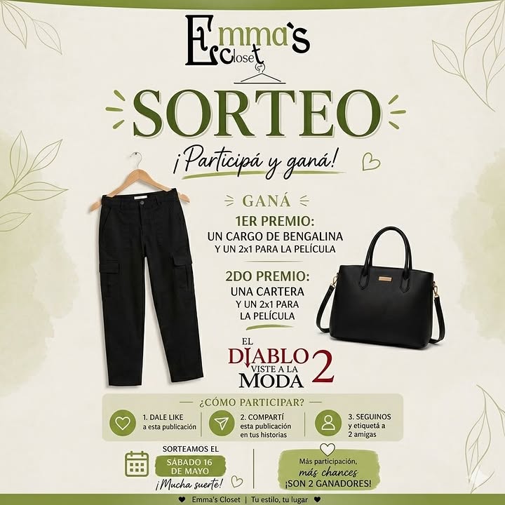 Imagen de ¿Querés renovar tu look y además ir al cine con una amiga