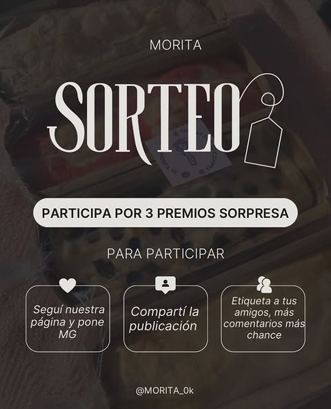 Imagen de 🎉✨ ¡SORTEO MORITA! ✨🎉

💫 ¿Cómo participar?
�