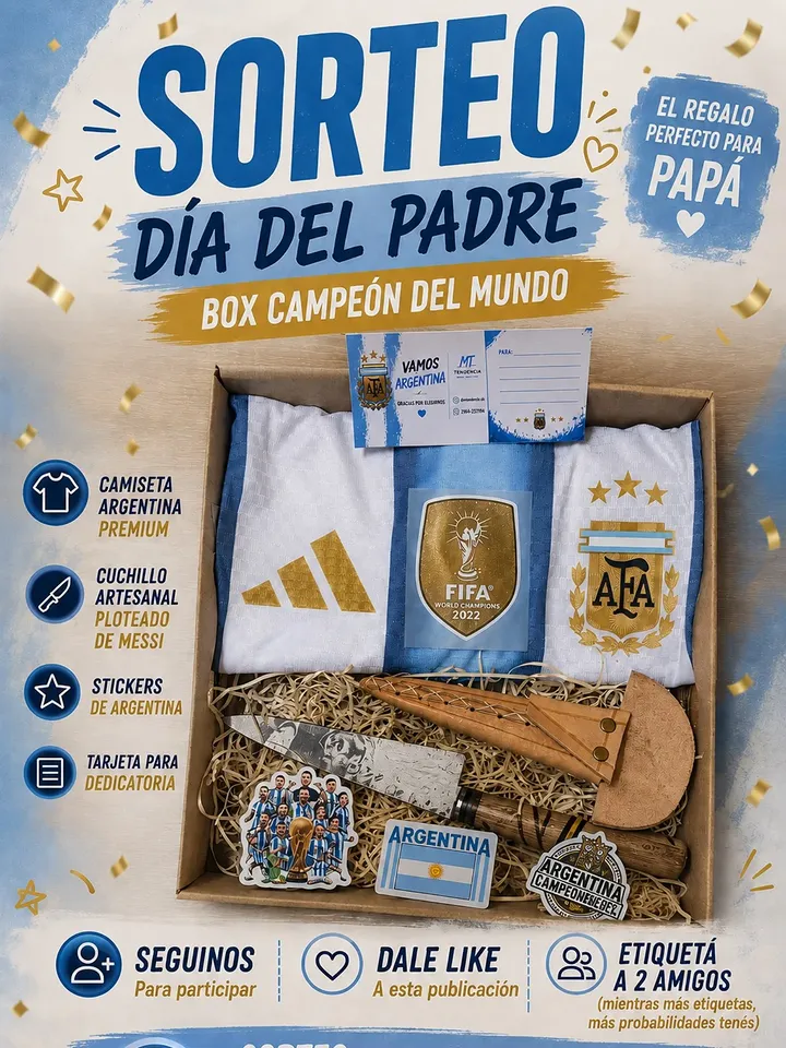Imagen de 🎉 ¡SORTEO DÍA DEL PADRE! 🎉
¿Querés ganarte este in