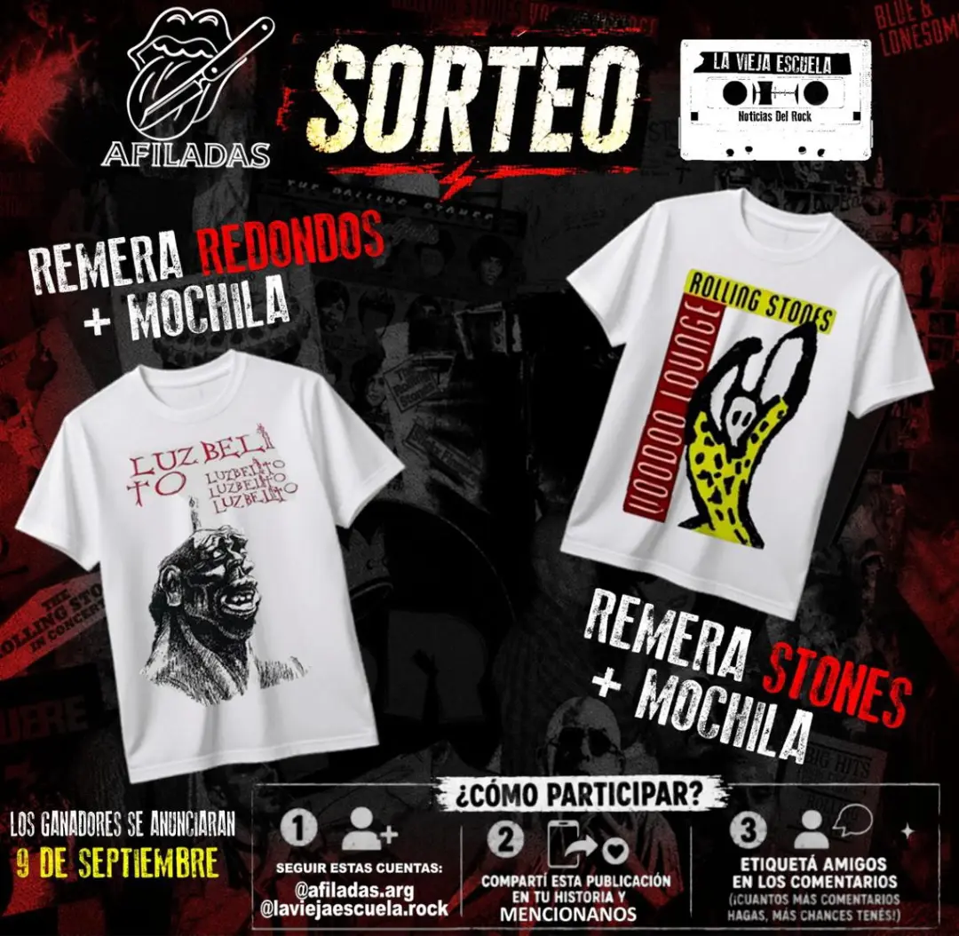 Imagen de #SORTEO
REMERAS AFILADAS / LA VIEJA ESCUELA 

🔥🎸 ¡SOR