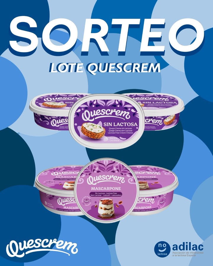 Imagen de SORTEO con 3 ganadores
¿Quieres ganar un lote de @quescrem 
