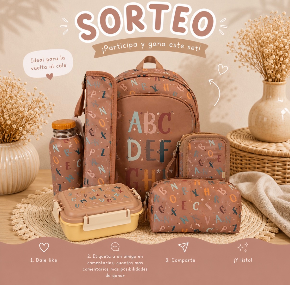 Imagen de 🎒 ¡SORTEO EXPRESS VUELTA AL COLE! 🎒

Porque sabemos q