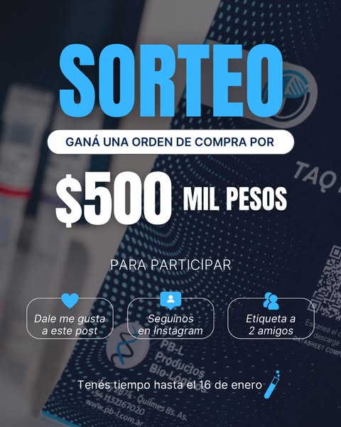 Imagen de 🎁 ¡SÚPER SORTEO PB-L!

Arrancá este 2026 con tu labora