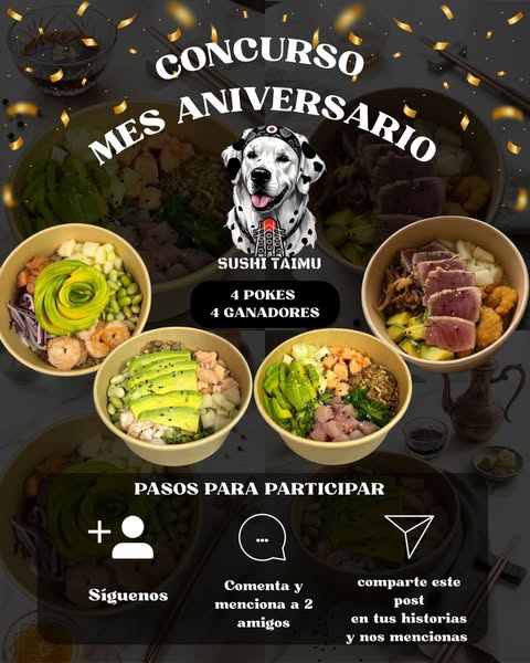 Imagen de 🎉🍣 ¡Este mes estamos de aniversario y lo celebramos c