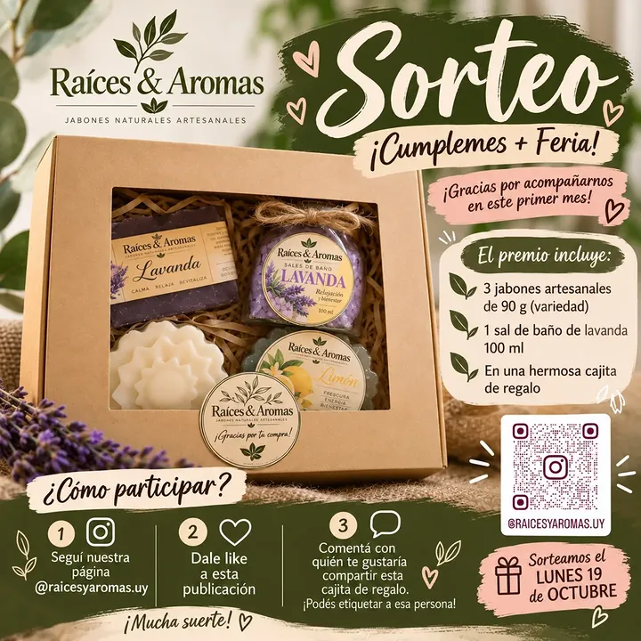 Imagen de 🎉🌿 ¡SORTEO ESPECIAL! 🌿🎉

¡Estamos de festejo e
