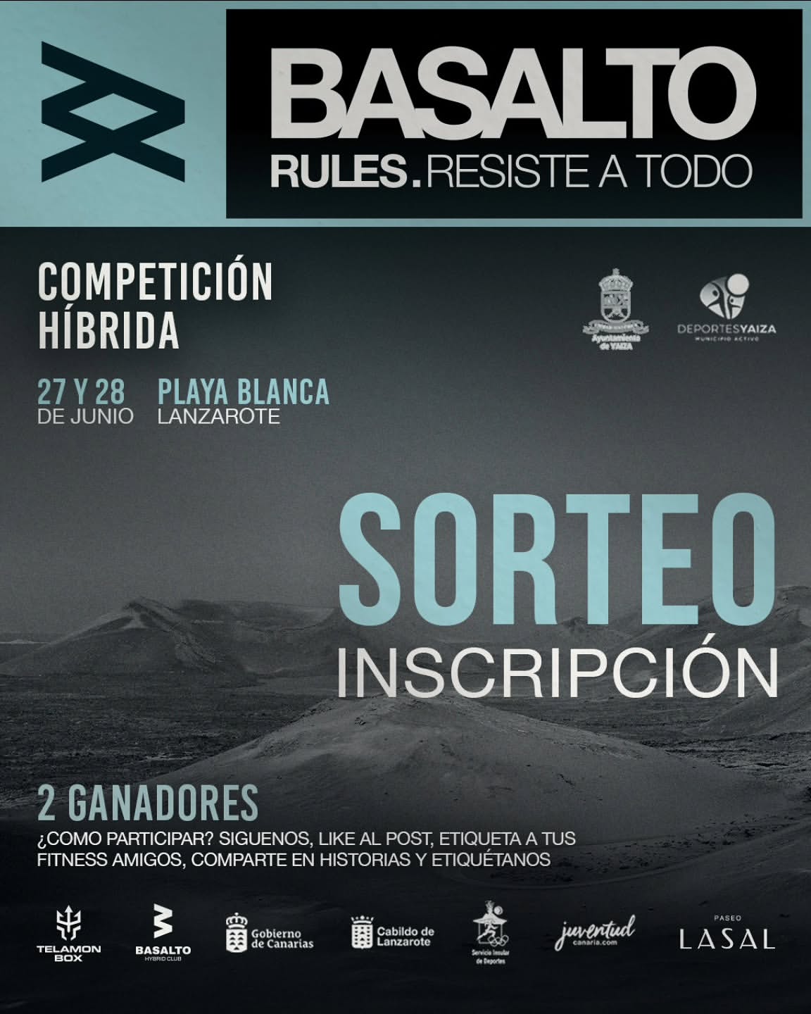 Imagen de 🌋SORTEO🌋

¿Te imaginas competir GRATIS? 👀

Regalam