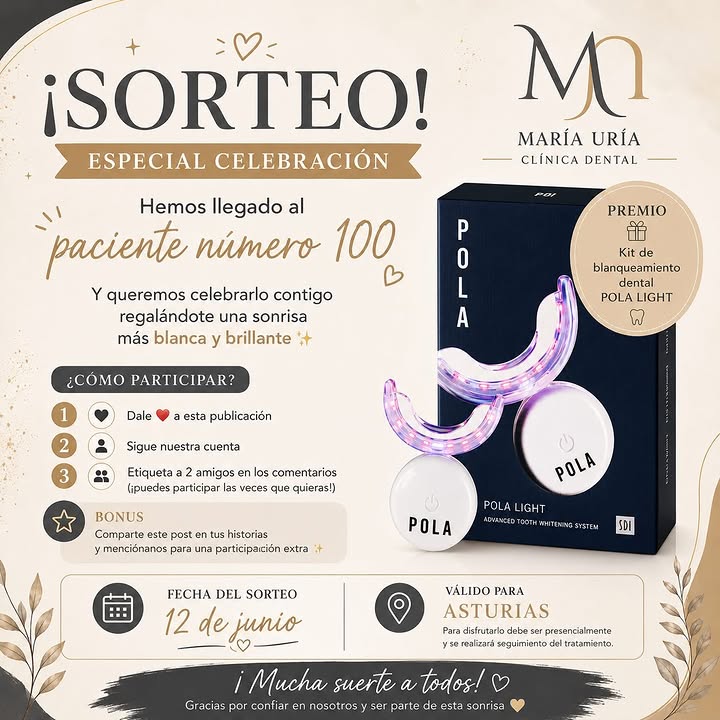Imagen de ✨🎉 ¡SORTEO ESPECIAL! 🎉✨

En Clínica Dental Marí