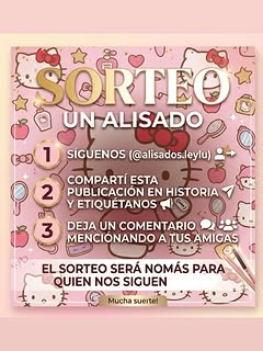 Imagen de ¡SORTEO EN @alisados.leylu! 🎀
¿Querés lucir un pelo in