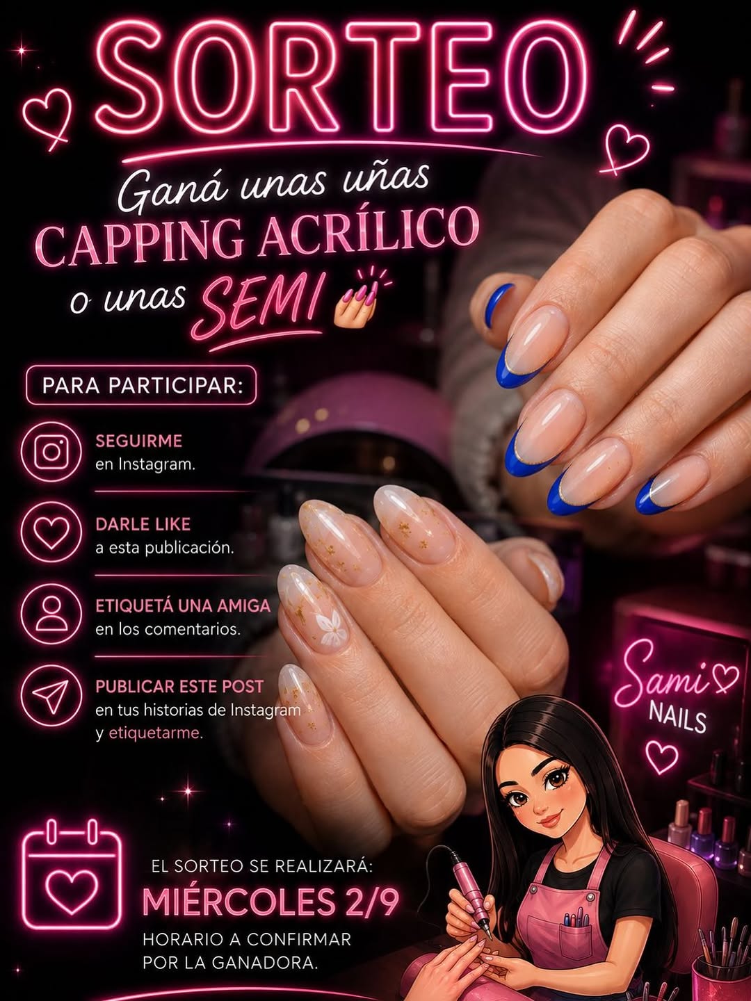 Imagen de SORTEO ESPECIAL! 💅

Para agradecer todo el apoyo que le h