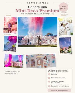 Imagen de 💗💙 ¡SORTEO EXPRÉS! 💙💗

Hoy es un día muy espe