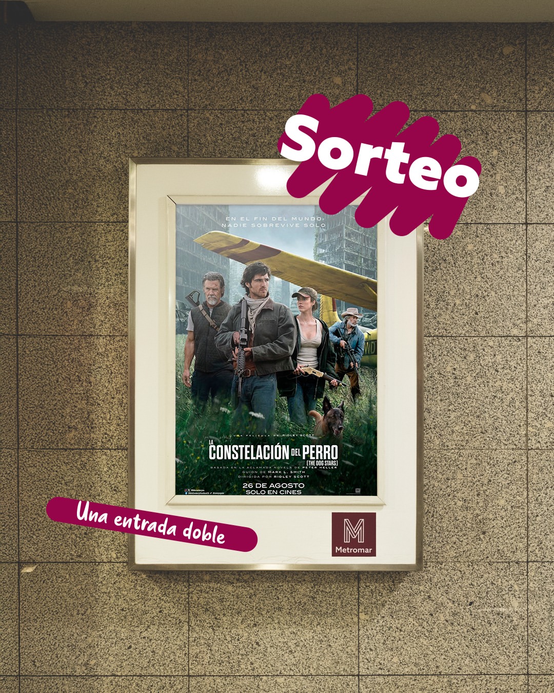Imagen de 🎬 ¡SORTEO! 🎟️🍿

En el fin del mundo, nadie sobre