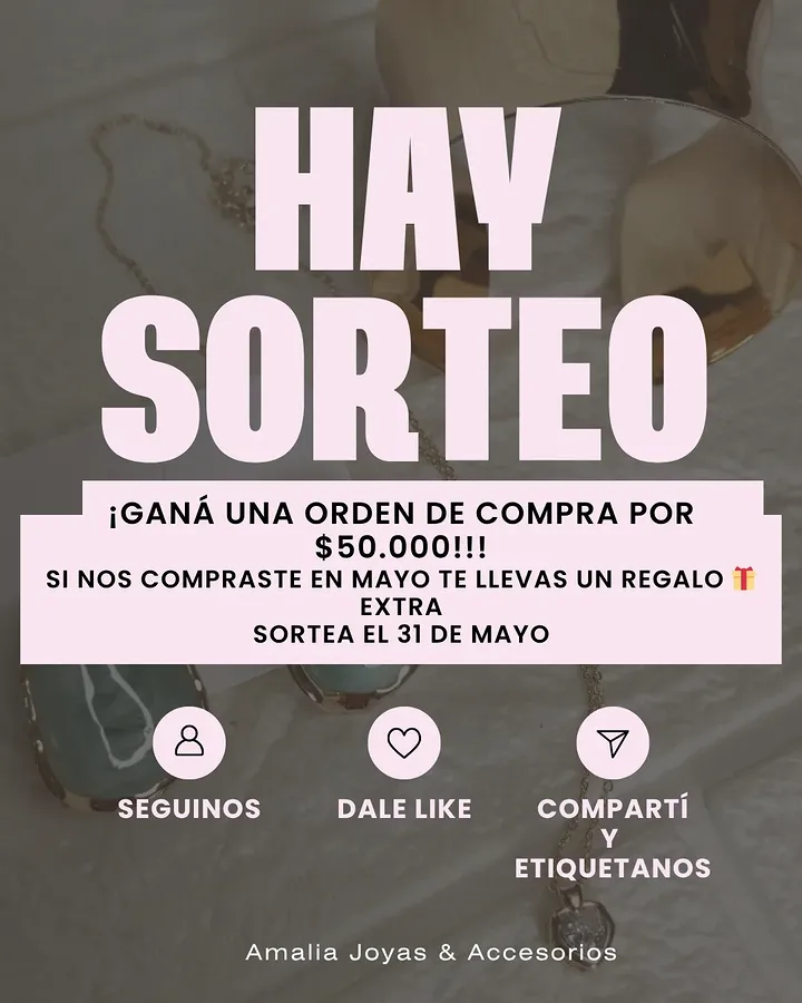 Imagen de ✨ 3 años de Amalia Joyas & Accesorios… y esto recién e