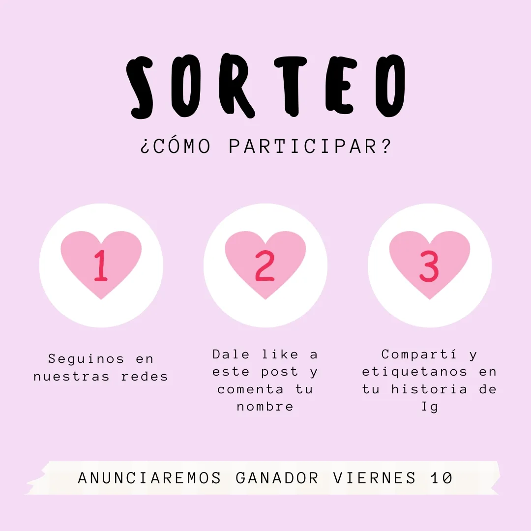 Imagen de Buenas buenas👀
Sorteamos un joyero chico color rosa + 20%