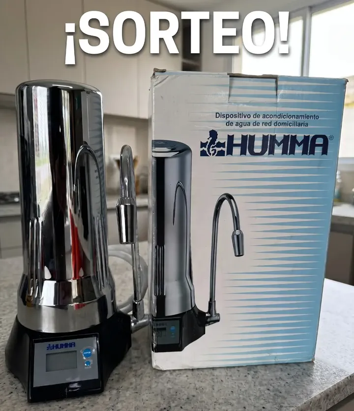 Imagen de 🎁 ¡SORTEO! Gánate un purificador de agua HUMMA 💧

¿