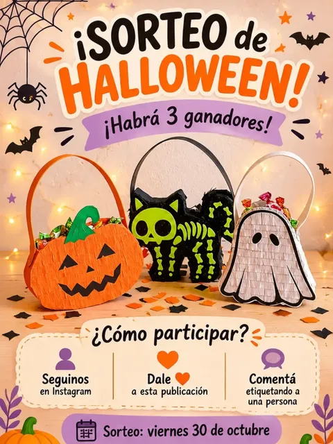 Imagen de 🎃🧡 ¡SORTEO DE HALLOWEEN! 🖤👻

¡Se viene Hallowe