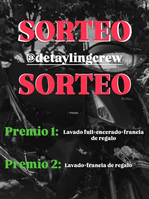 Imagen de SORTEOOOO!!!!!💥
2 PREMIOS!!🔥
Requisitos: seguir la cue