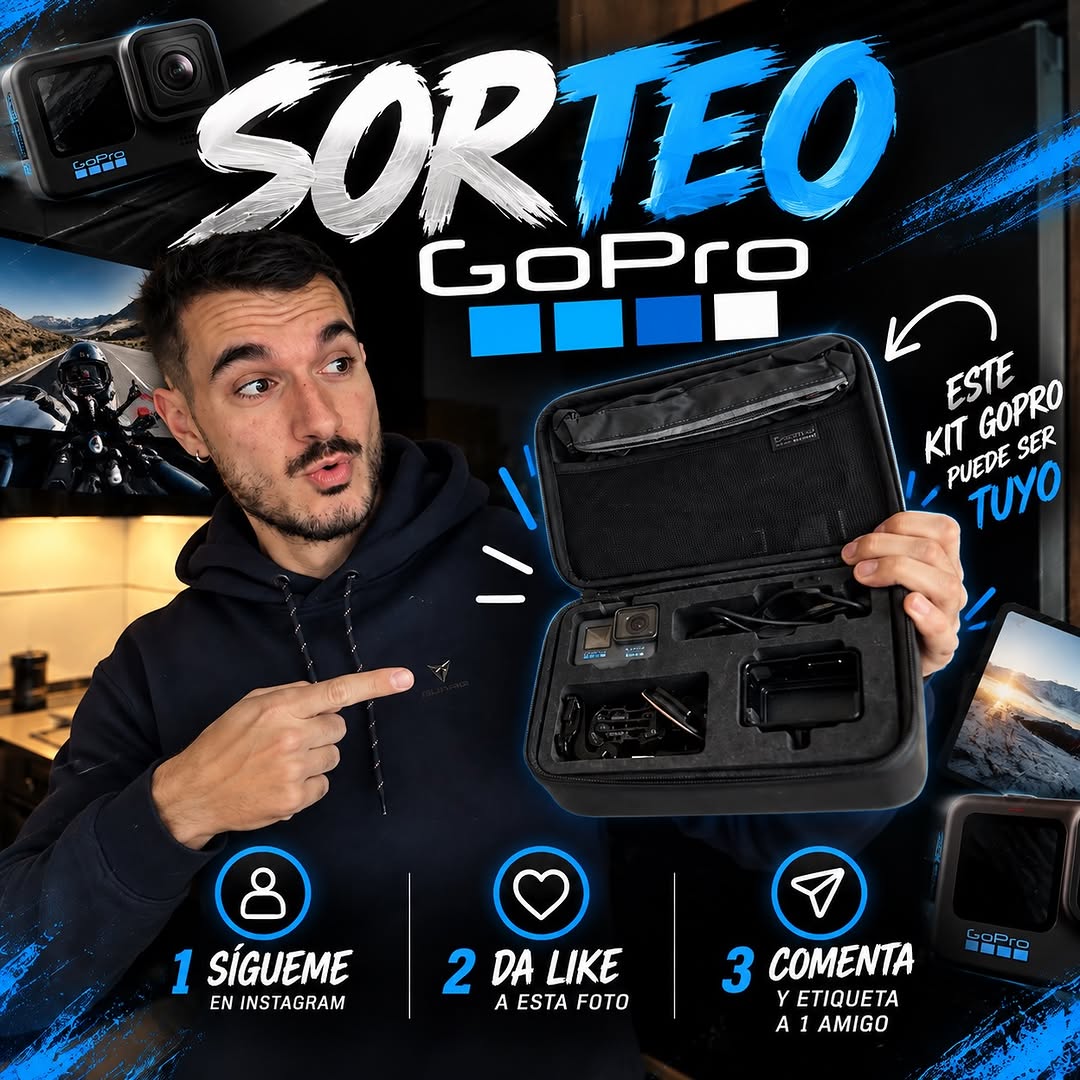 Imagen de 🔥 ¡ÚLTIMO SORTEO DEL AÑO! 🎁 | ¡GANA UN KIT GOPRO! 