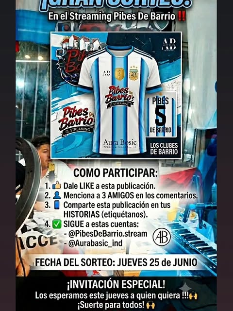 Imagen de ​🚨 ¡GRAN SORTEO EN PIBES DE BARRIO! 🚨

​¿Querés