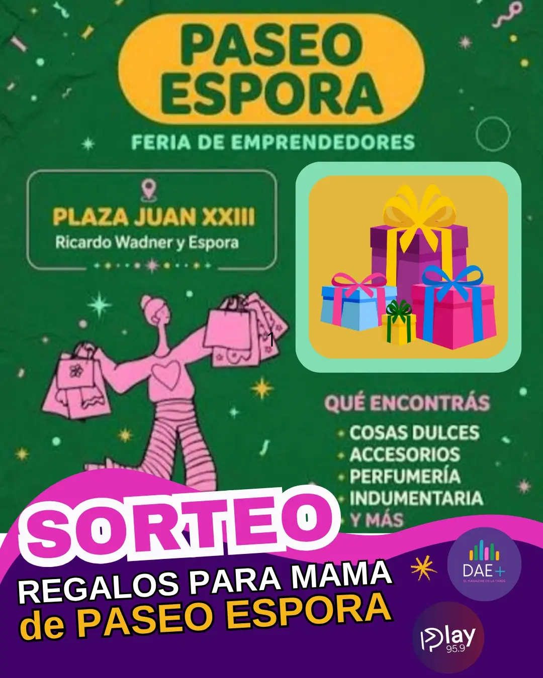 Imagen de #SORTEAZO #DOMINGO 11 OCTUBRE 🎁 🛍😍

📢 SORTEAMOS 