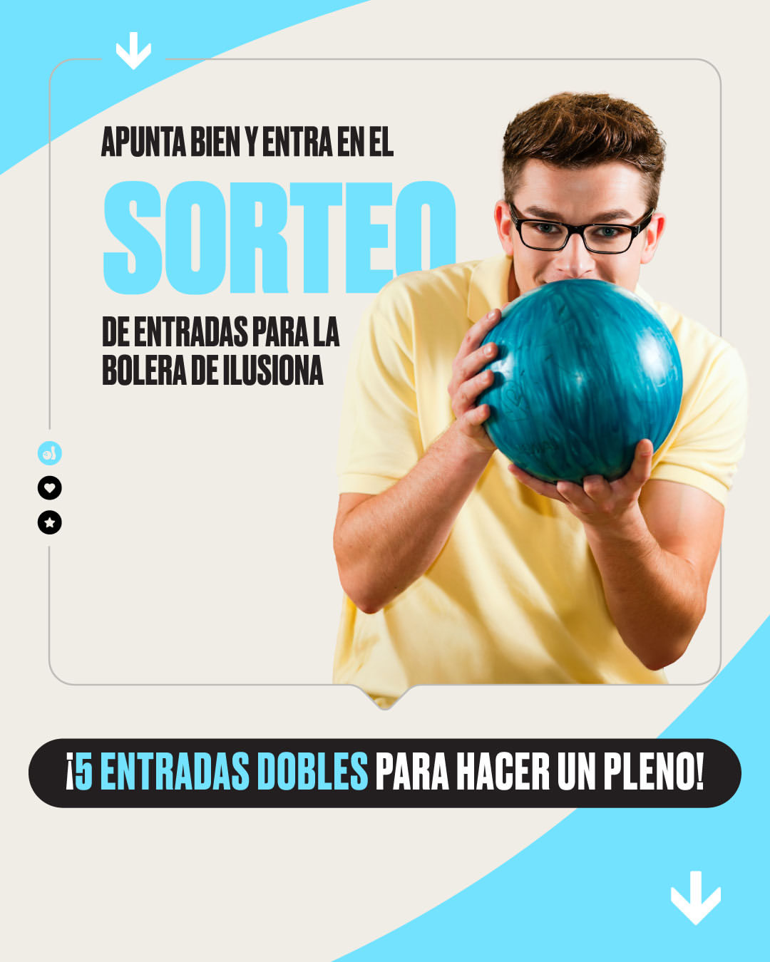 Imagen de ¡Apunta, lanza y haz un strike en el SORTEO!
Puedes ganar u