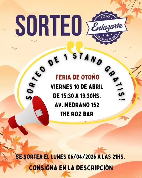 Imagen de 🌟 SORTEO DE 1 STAND GRATIS PARA LA FERIA DE OTOÑO!

Ingr