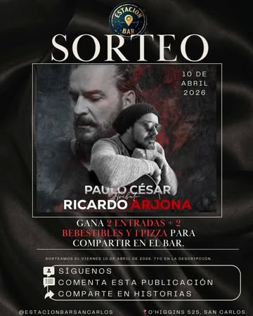 Imagen de ‼️ALERTA DE SORTEO‼️

¿Eres fan de Ricardo Arjona? 