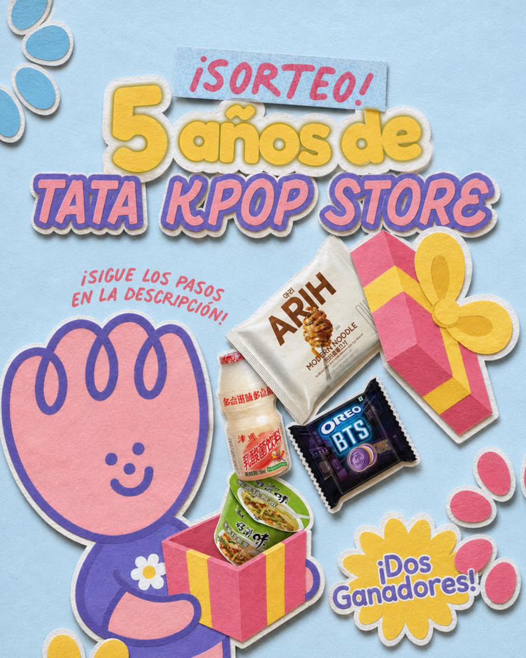 Imagen de 🎂¡SORTEO 5 AÑOS DE TATA K-POP STORE! 🤩

¡Llegamos a