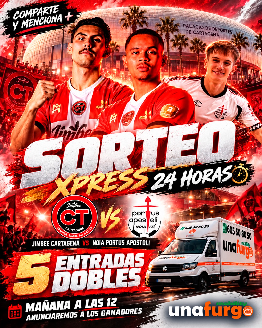 Imagen de ⚡ SORTEO XPRESS 24 HORAS ⚡

¡Esto va rápido! 🚨 Desd