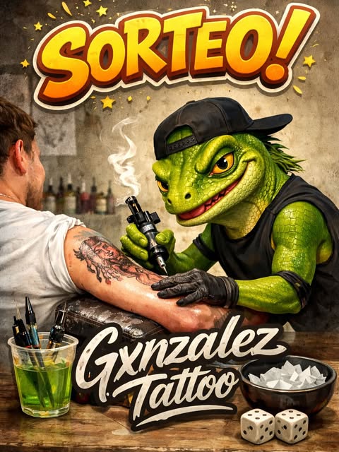 Imagen de SORTEAZO !!! 💚

Gana un tatuaje valorado en 200€ 

Sigu