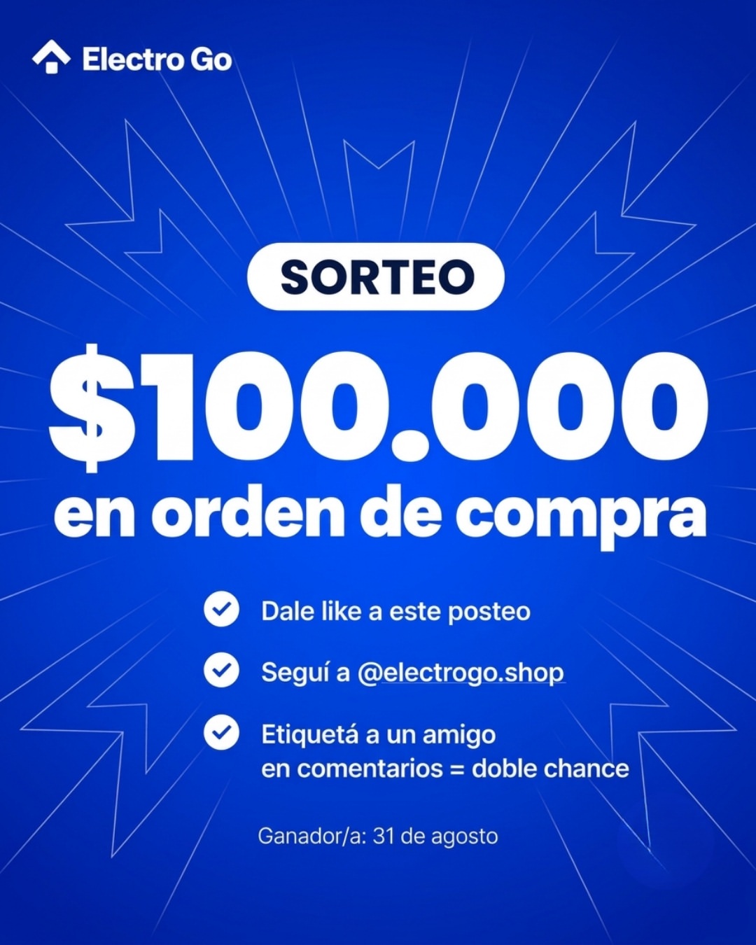Imagen de 🎁 SORTEAMOS $100.000 en orden de compra para gastar en El