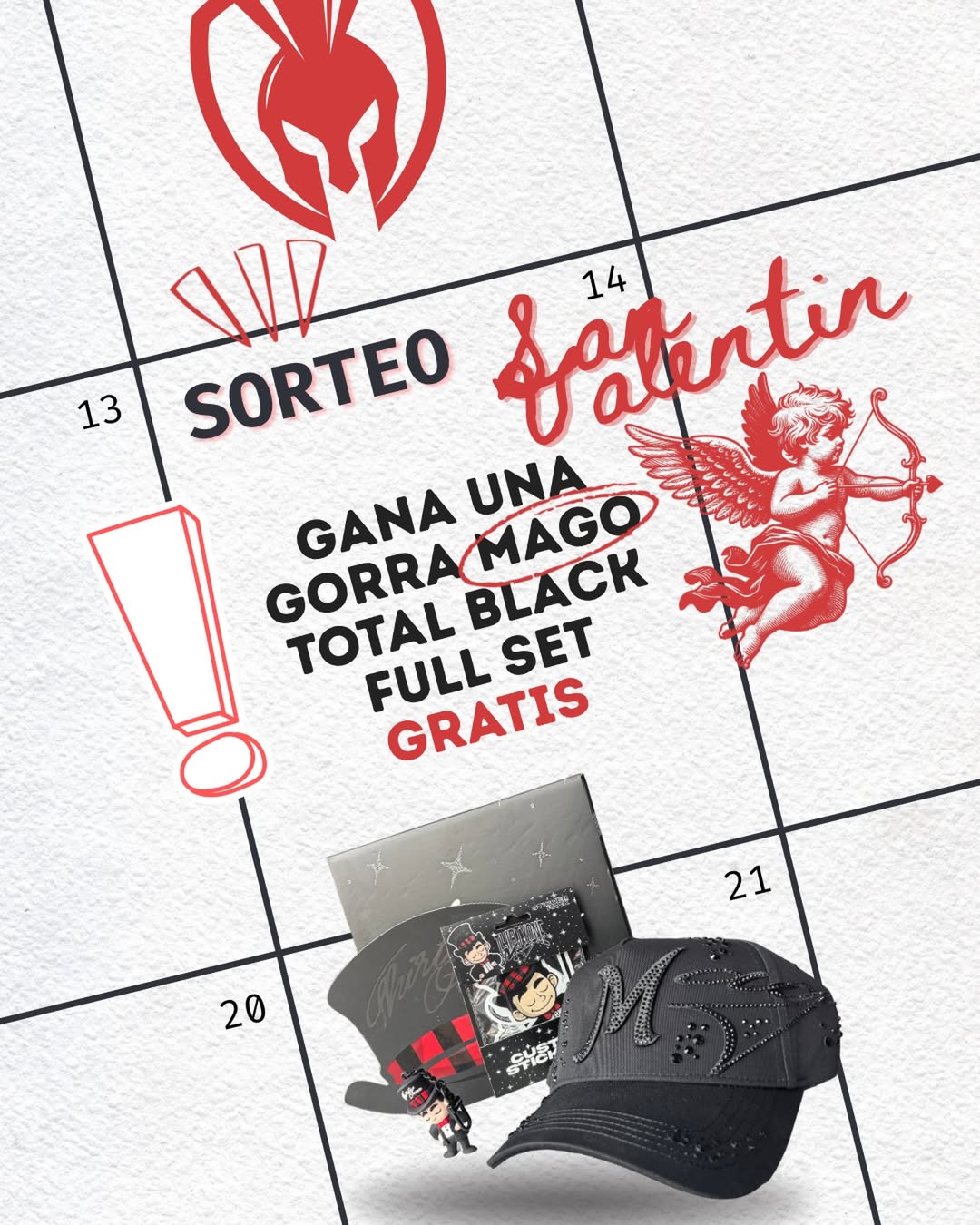 Imagen de Sorteo San Valentín con Luxor Fllo💘

Gana una gorra Mago