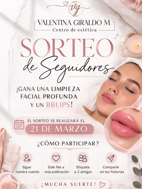 Imagen de ✨ SORTEO✨
En el Centro de Estética Valentina Giraldo M.