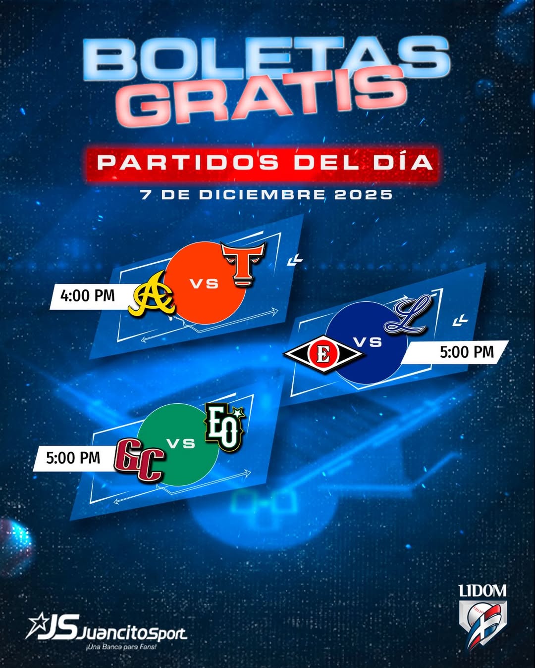 Imagen de 🎟️ ¡HOY SE JUEGA EL CLÁSICO DE LA CAPITAL! ⚾🔥

L