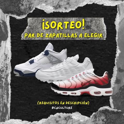 Imagen de Desde BCNCULTURE anunciamos el sorteo de un par de zapatilla