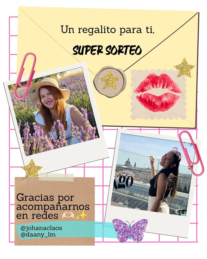 Imagen de 🎁✨ ¡SORTEO DE 12 PREMIOS! ✨🎁

Junto a @daany_lm h