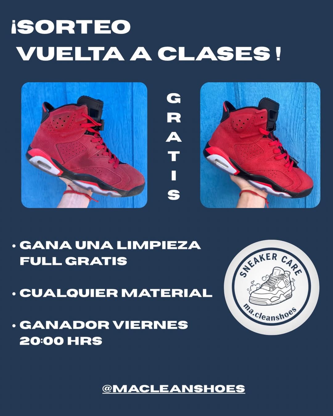 Imagen de 🔥 SORTEO DE VUELTA A CLASES 🔥

Gana una limpieza FULL 