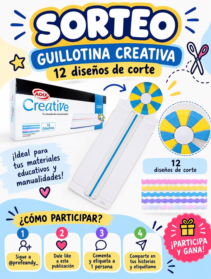 Imagen de 🎉 ¡SORTEO! ✂️💙💛

¡Quiero regalarles una Guill