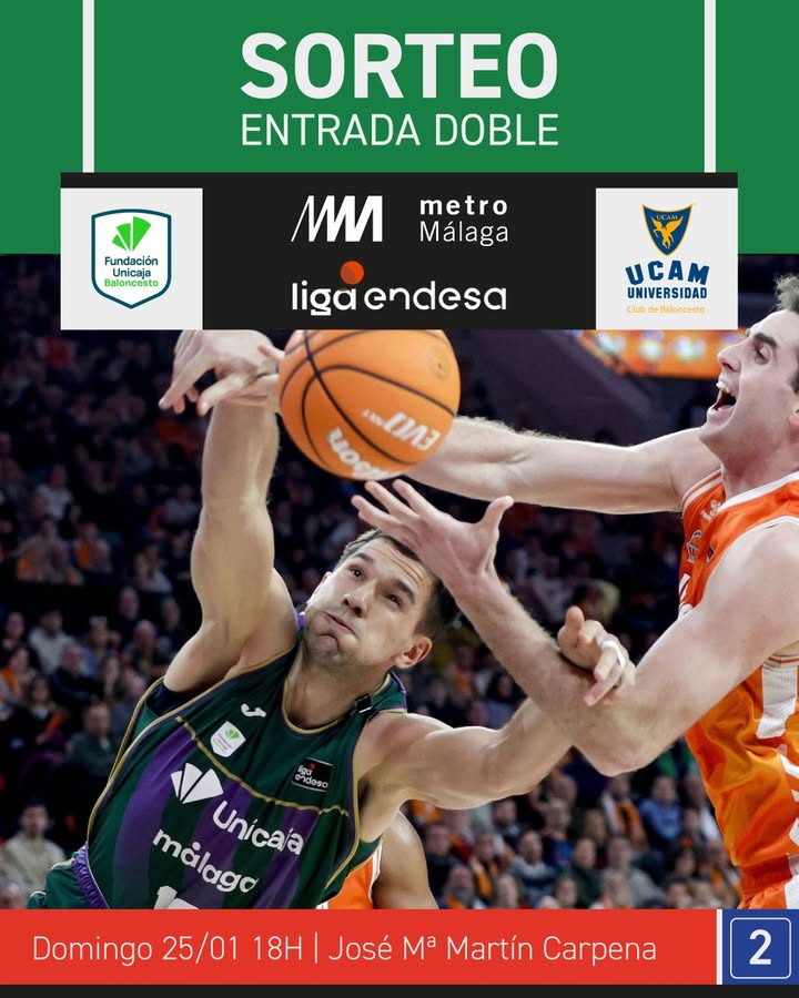 Imagen de 🏀 SORTEO ENTRADA DOBLE 🏀
¿Quieres vivir Unicaja vs. U