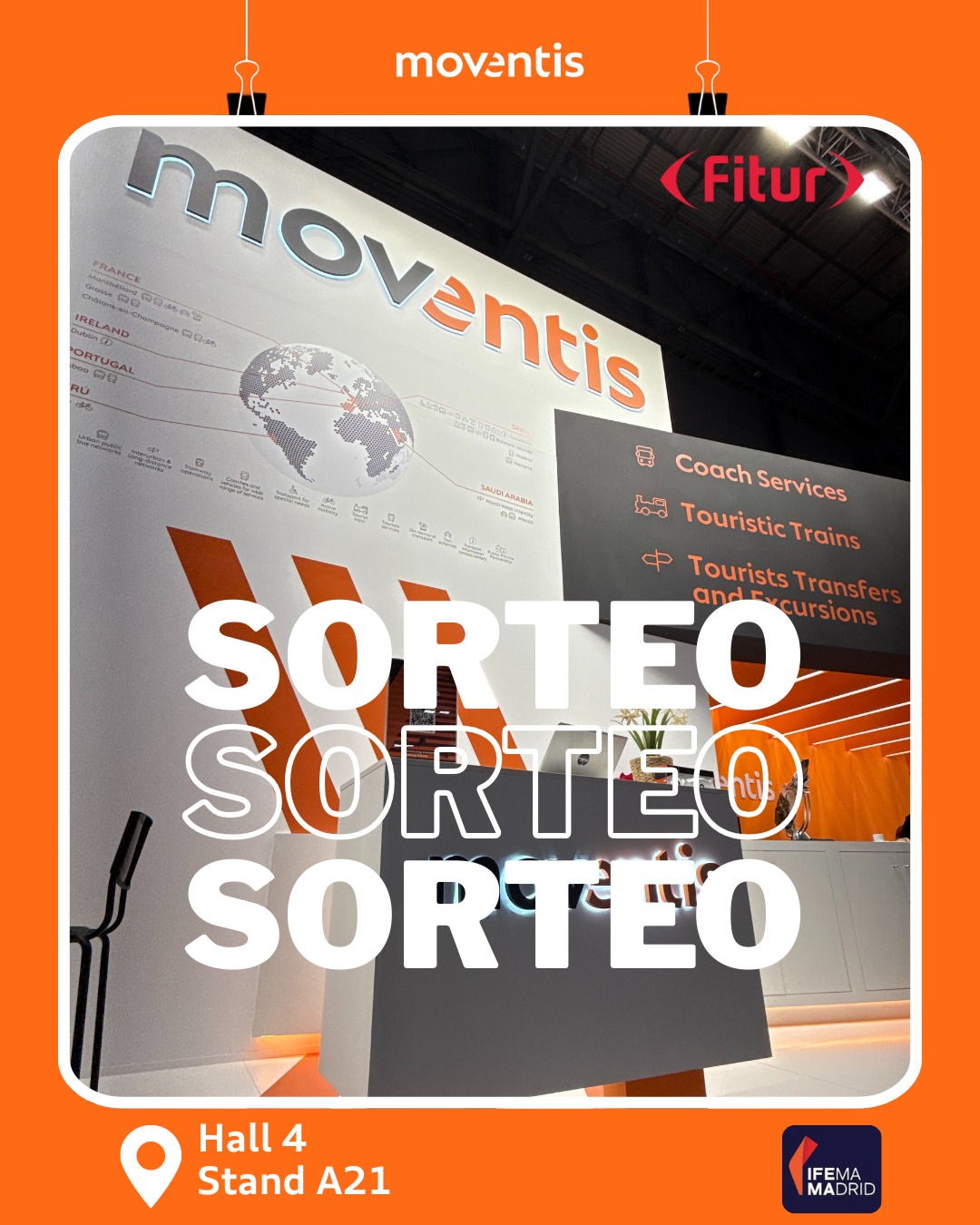 Imagen de 🎉 ¡SORTEO! Moventis te lleva a @fiturmadrid 2026 🎉

�