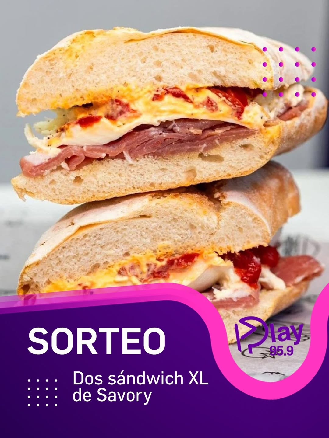 Imagen de #SORTEO

Te regalamos 2 Sandwiches XL de @savory.sandwiches
