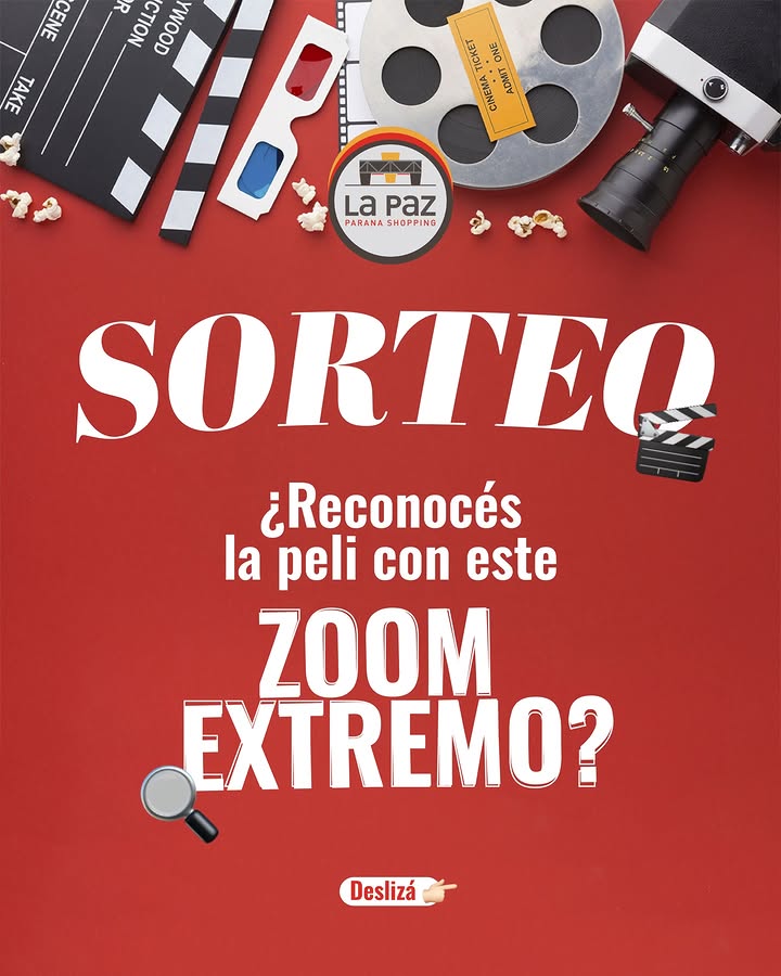Imagen de 🎬✨ SORTEO EXPRESS ✨🎬
¿Reconocés la peli con este