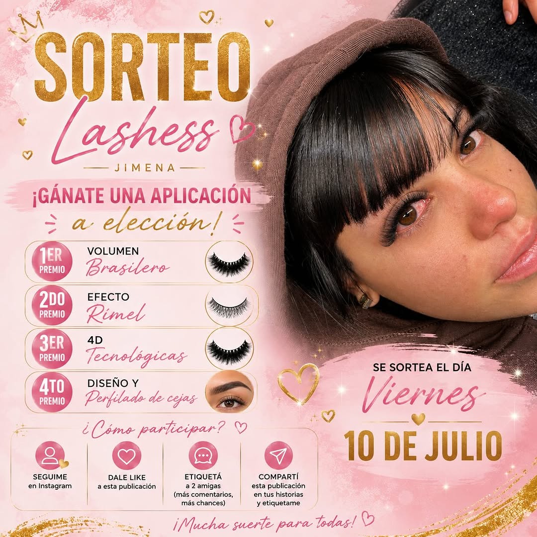 Imagen de 🎉 ¡SORTEO DE PESTAÑAS! 🎉

¿Querés lucir una mirada