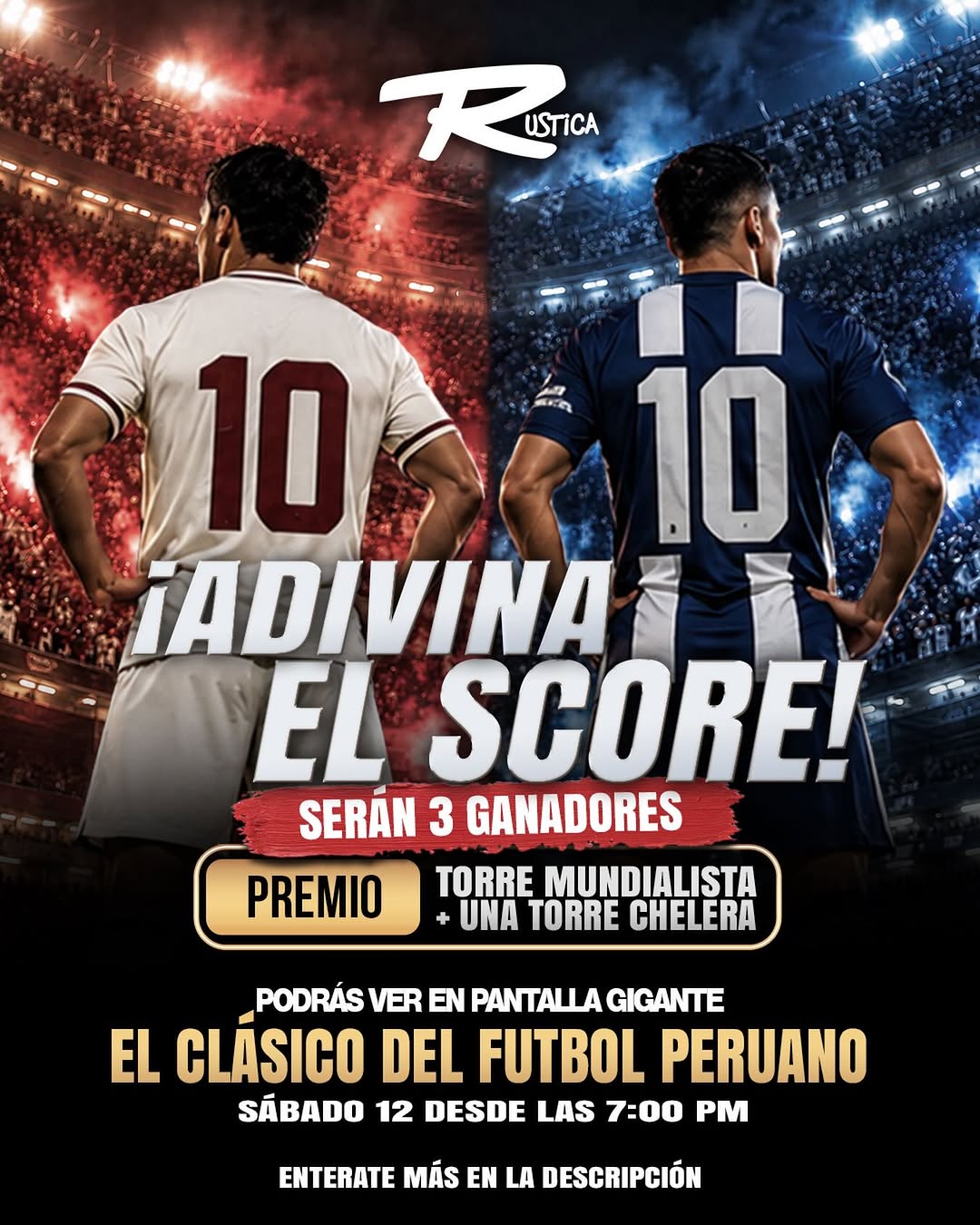 Imagen de ⚽LLEGÓ EL CLÁSICO DEL FÚTBOL PERUANO Y PREMIAMOS TU PAS