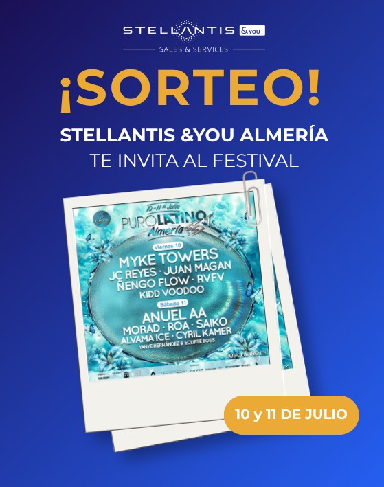 Imagen de 🎉🔥 ¡STELLANTIS &YOU ALMERÍA TE INVITA AL PURO LATINO